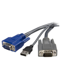 Cable KVM 2-en-1 USB VGA StarTech.com 1.83 m Ultra Delgado