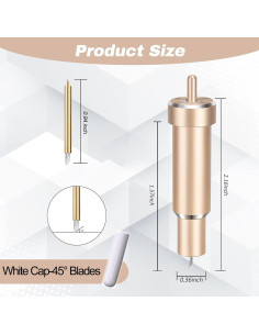 Cuchilla de Punta Fina Premium Viemior para Cricut - 10 Pcs 2