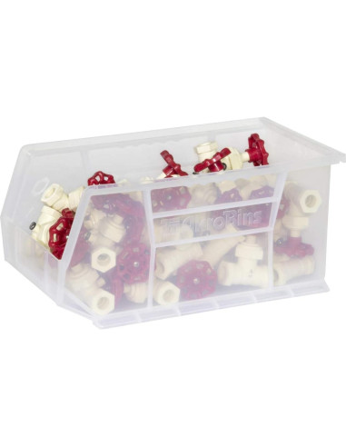 Bins de Almacenamiento Apilables Akro-Mils 30240, 12 Piezas, 27.2 kg