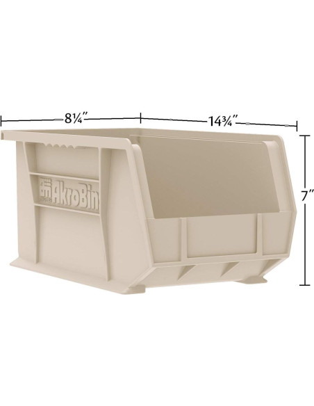 Bins de Almacenamiento Apilables Akro-Mils 30240, 12 Piezas, 27.2 kg