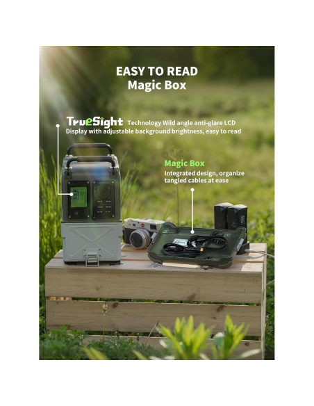 Estación de Energía Portátil EHOM EP600-2 512Wh 600W Batería