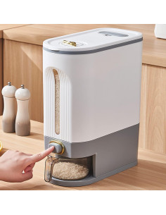 Dispensador Automático de Arroz Luqeeg 1.32kg Hermético 2