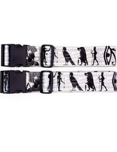 Correas de Equipaje Teeoff Ajustables 220cm 2 Paquete Negro 2