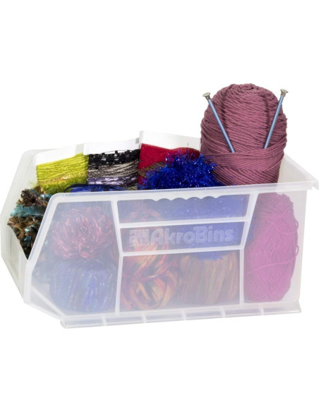 Bins de Almacenamiento Apilables Akro-Mils 30240, 12 Piezas, 27.2 kg