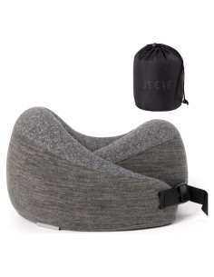 Almohada de Viaje JSELF de Espuma Viscoelástica Ergonomica