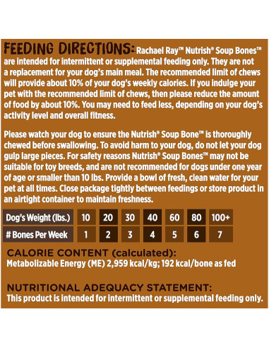 Golosinas para Perros Rachael Ray Nutrish 170g Sabor Carne y Cebada