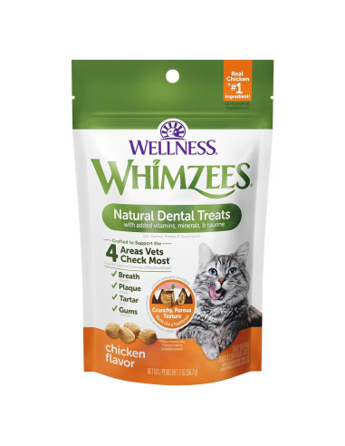 Golosinas Dentales para Gatos WHIMZEES Pollo 56.7g