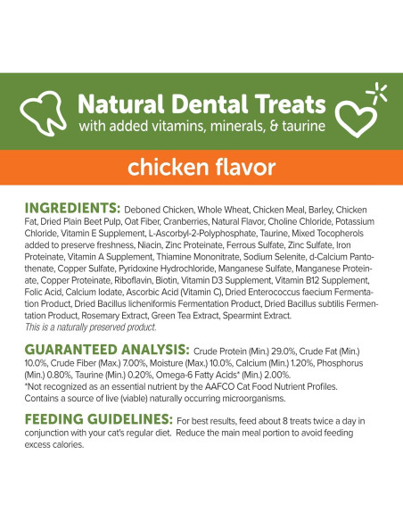 Golosinas Dentales para Gatos WHIMZEES Pollo 56.7g