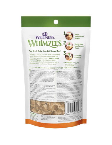 Golosinas Dentales para Gatos WHIMZEES Pollo 56.7g