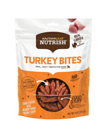 Bocados para Perros Rachael Ray Nutrish Pavo Sin Granos 710g