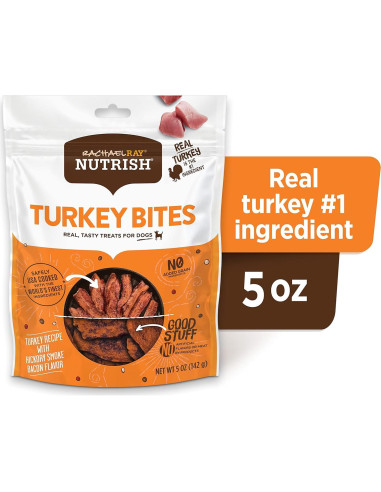 Bocados para Perros Rachael Ray Nutrish Pavo Sin Granos 710g