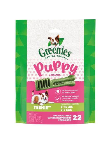 Golosinas Dentales para Cachorros Greenies Puppy 170 g