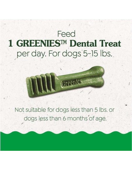 Golosinas Dentales para Cachorros Greenies Puppy 170 g