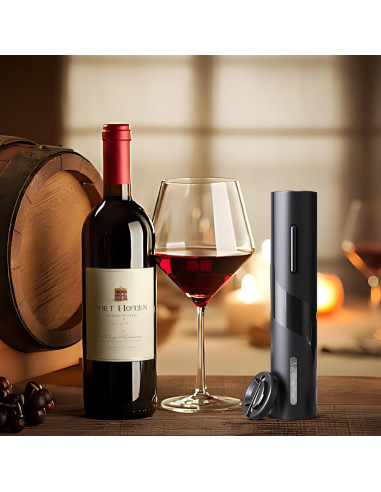 Abridor de Vino Eléctrico MAGDEN a Batería con Cortador