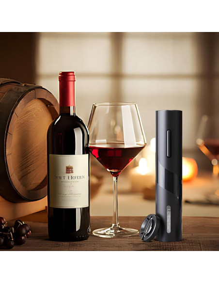 Abridor de Vino Eléctrico MAGDEN a Batería con Cortador