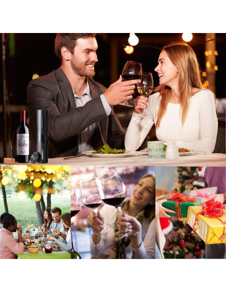 Abridor de Vino Eléctrico MAGDEN a Batería con Cortador