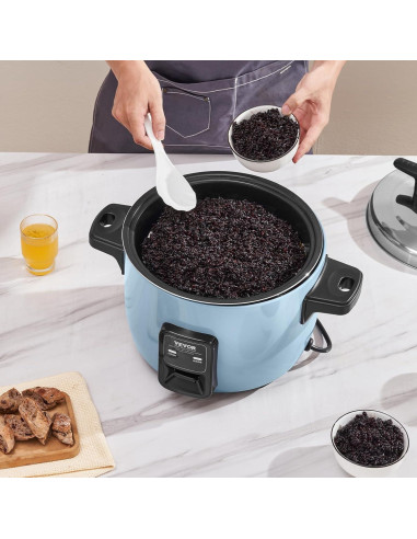 Olla Arrocera Comercial VEVOR 8L 40 Tazas Antiadherente