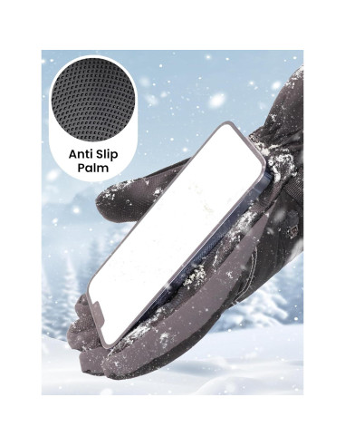 Guantes Calentados AMZYXH HT-10 Táctiles Invierno Unisex