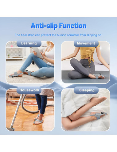 Corrector de Juanetes Qlonn Ajustable para Alivio de Dolor