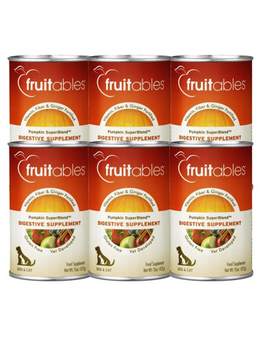 Suplemento Digestivo de Calabaza Fruitables 425g - 6 Paquetes