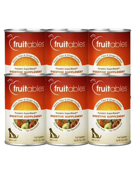 Suplemento Digestivo de Calabaza Fruitables 425g - 6 Paquetes