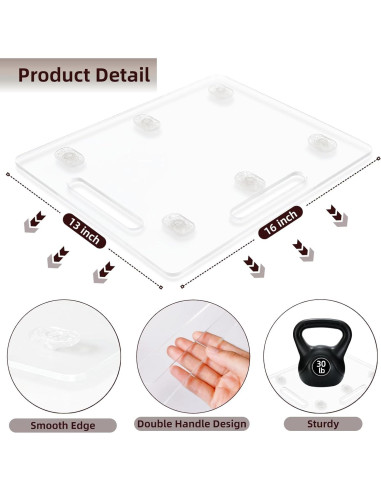 Deslizadores de Electrodomésticos HAVXJAN 40.64x33.02cm Acrílico