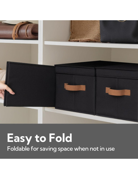 Cajas de Almacenamiento con Tapa StorageWorks, 3 Unidades, Grande, Negra