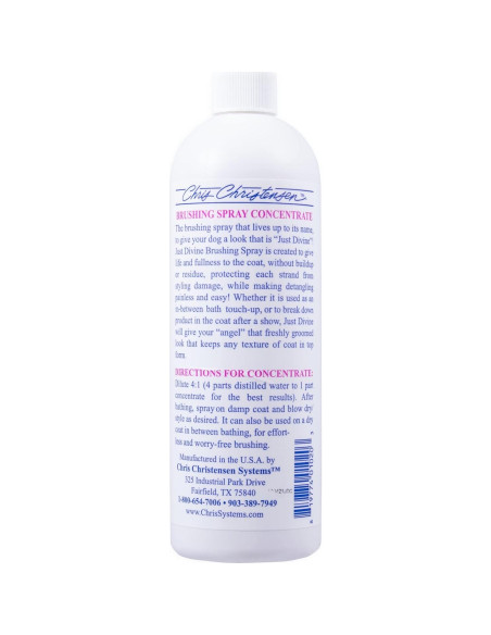Spray para Cepillado Just Divine Chris Christensen 473ml