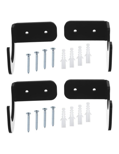 Soporte de Pared para Sable de Luz PATIKIL Negro - 2 Pares