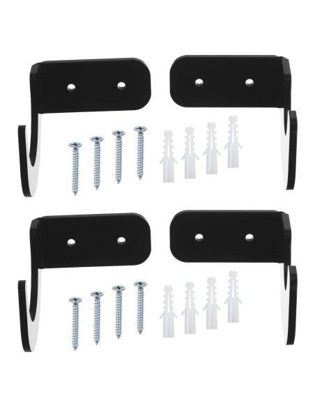 Soporte de Pared para Sable de Luz PATIKIL Negro - 2 Pares