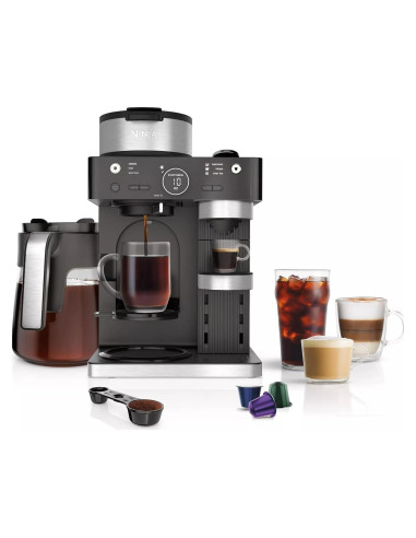 Cafetera Ninja CFN601 Barista Plus 12 Tazas Espumador