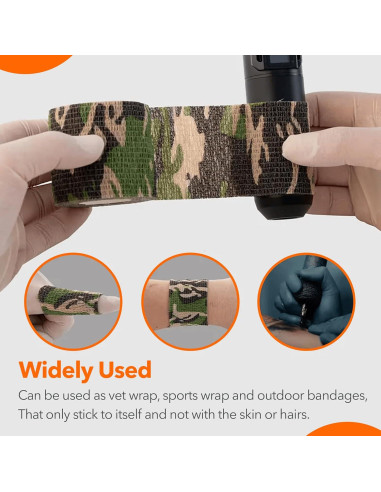 Venda Autoadhesiva Wecarez 5 cm x 4.57 m Camuflaje 24 PCS