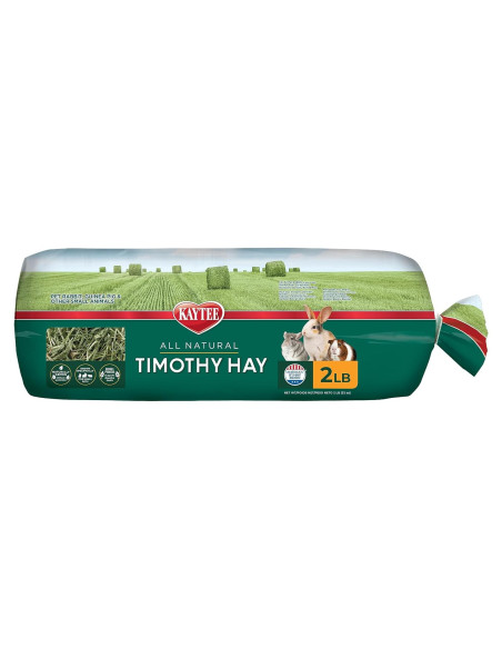 Heno Timothy 100% Natural Kaytee 0.91 kg para Cobayas y Conejos