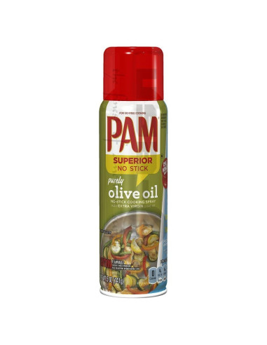 PAM Aceite de Oliva Natural en Spray 141.75 g - Paquete de 12