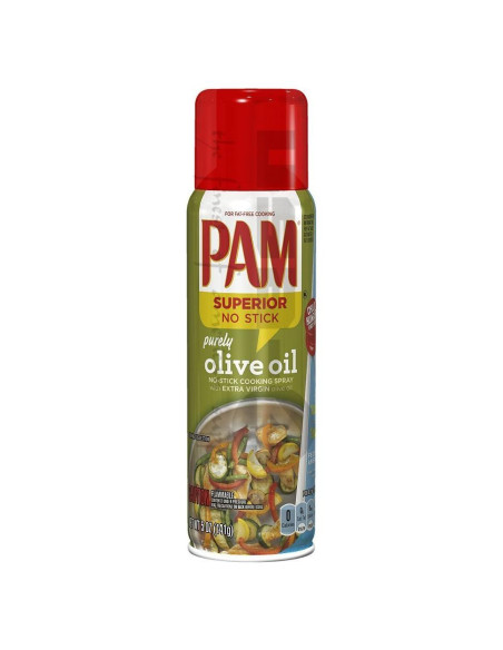 PAM Aceite de Oliva Natural en Spray 141.75 g - Paquete de 12