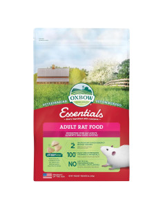 Comida para Ratas Adultas Oxbow Essentials 1.36 kg - Natural y Fortificada