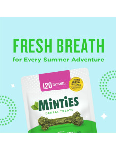 Minties Huesos Dentales para Perros Pequeños 16 Unidades 2