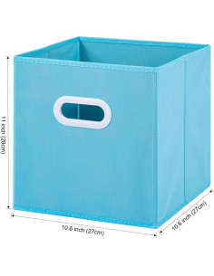 Cajas de Almacenamiento Plegables Stero 27x27x28 cm Juego de 6 2