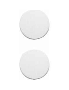 Escudo de Pared Wideskall Blanco 7.62 cm Protector Vinilo 2