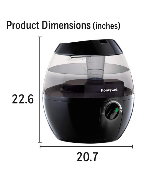 Humidificador de Niebla Fresca Honeywell HUL520B Negro 1.36kg