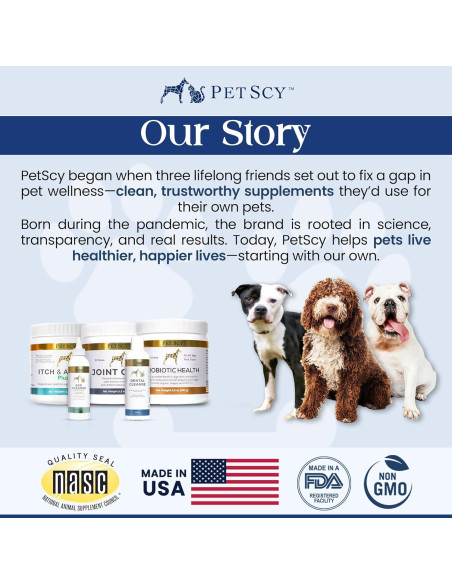 Masticables PetScy Picazón y Alergia Plus para Perros 60 Unidades