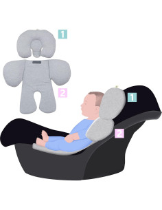 Cojín Reductor JYOKO Kids 100% Algodón Beige 2 Piezas 2