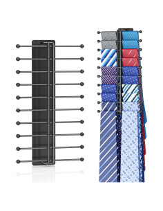 Soporte de Corbatas Loxsun Montado en Pared con 20 Ganchos