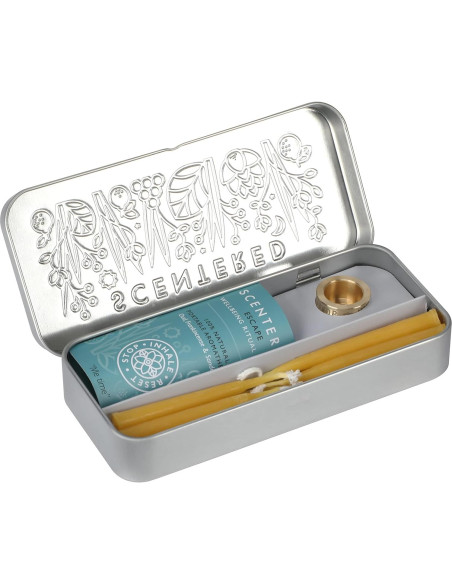 Conjunto de Balsamo de Aromaterapia y 12 Velas Scentered