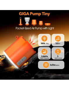 Mini Bomba de Aire Eléctrica BOMBAS GIGA GPT-01 3.8 kPa 2