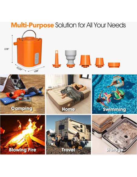 Mini Bomba de Aire Eléctrica BOMBAS GIGA GPT-01 3.8 kPa