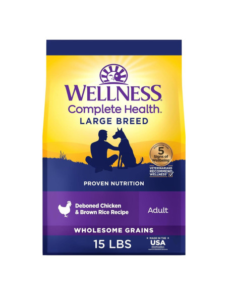 Comida Seca para Perros Wellness 6.8kg Pollo y Arroz Integral