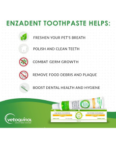Pasta Dental Enzimática Vetoquinol para Gatos y Perros 90.7 g 2