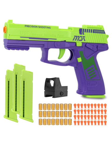 Pistola de Juguete SHOOTOSE USP con 40 Balas de Espuma
