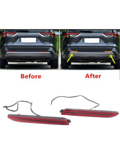Luz de Niebla LED Trasera Genérico para Toyota RAV4 2019-2024 2